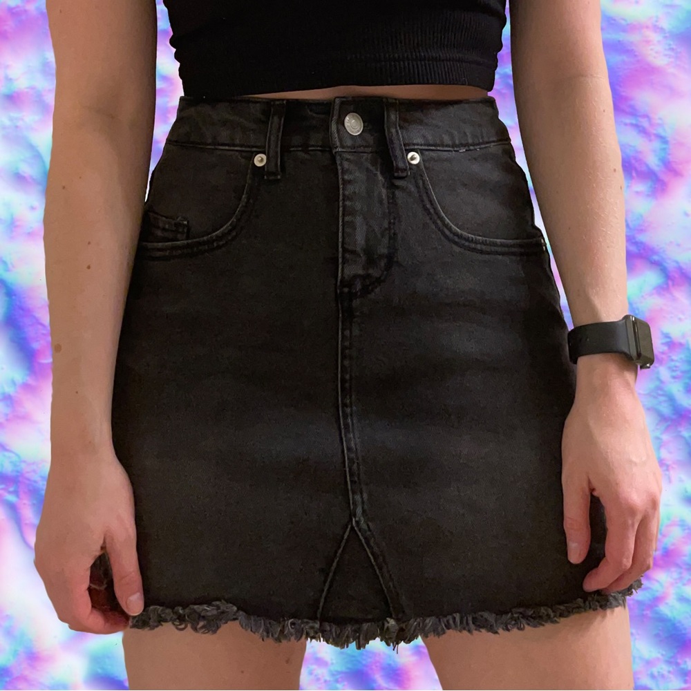Wild Fable | Target | 00 Black Denim Skirt